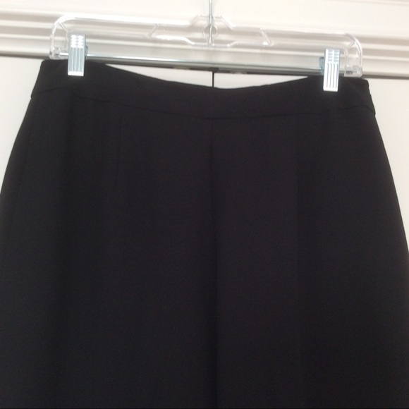Albert Nipon Black Lined Wide Leg Pants - Size 8 - Picture 5 of 13